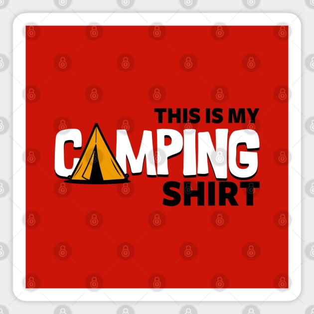 Camping Lover Summer Camping Outdoor Adventure For Campers Magnet by BoggsNicolas